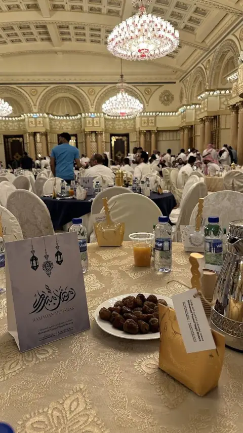Dates and hospitality served at a Palazzo event